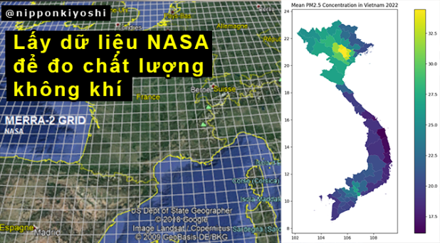 Lấy dữ liệu NASA để đo chất lượng không khí